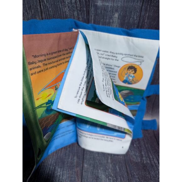Go Diego Go - Diego Rescuses The Kinkajou Plush Pillow Book 2007 Nick Jr RARE - Picture 8 of 10